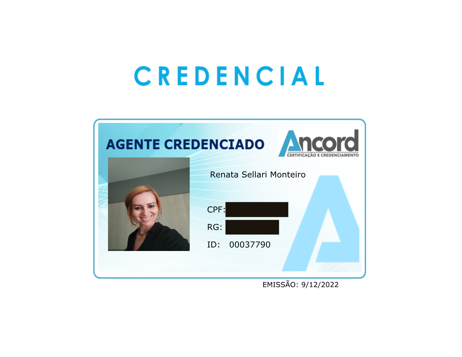 Credencial de agente ANCORD